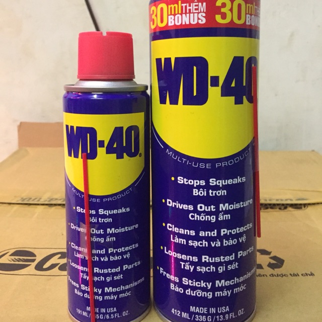 Tẩy bồn cầu bằng chai xịt WD-40